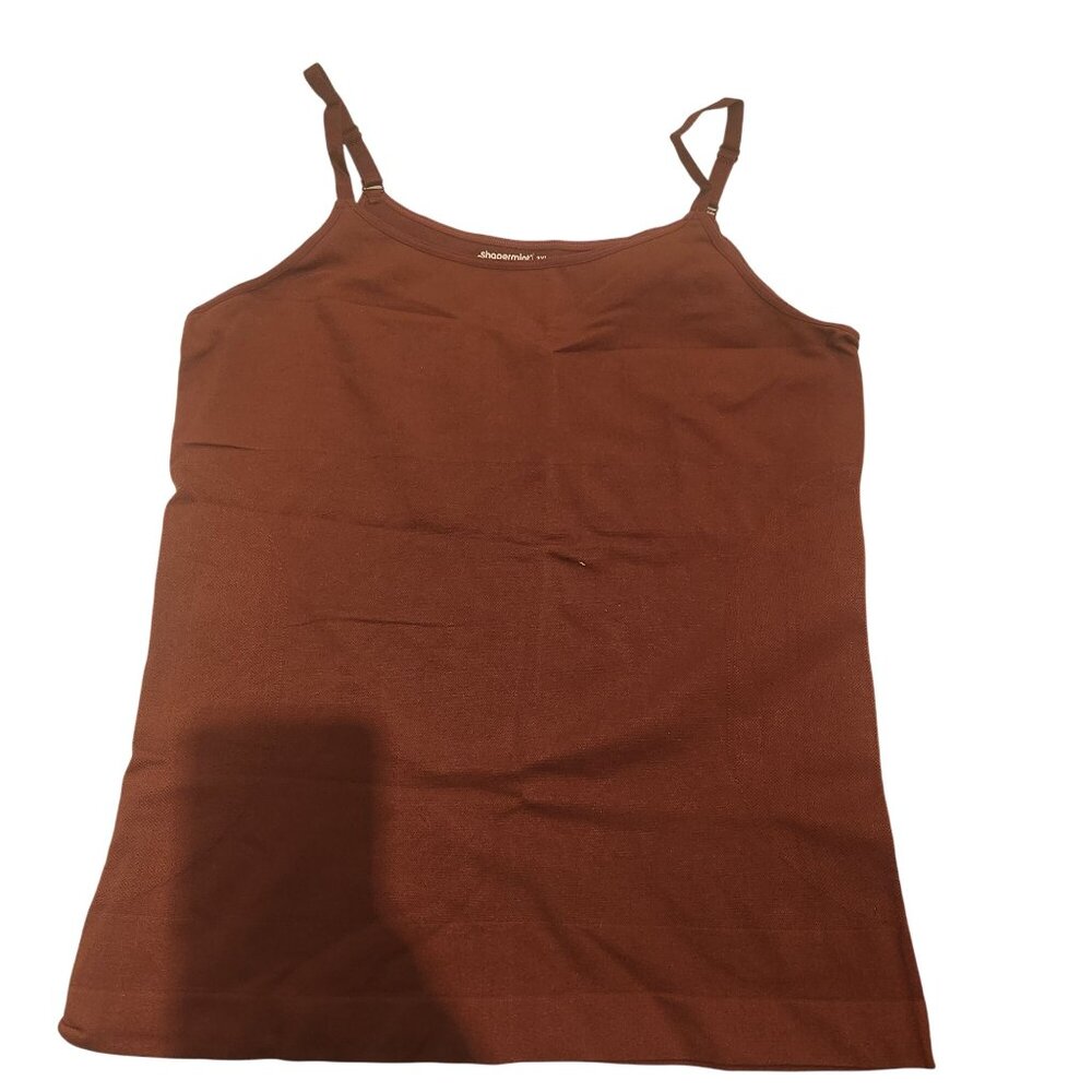 Shapermint Essentials Scoop Neck Cami Shapewear 3XL Chocolate Brown
